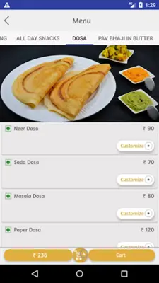 Swadesh Restaurant android App screenshot 3